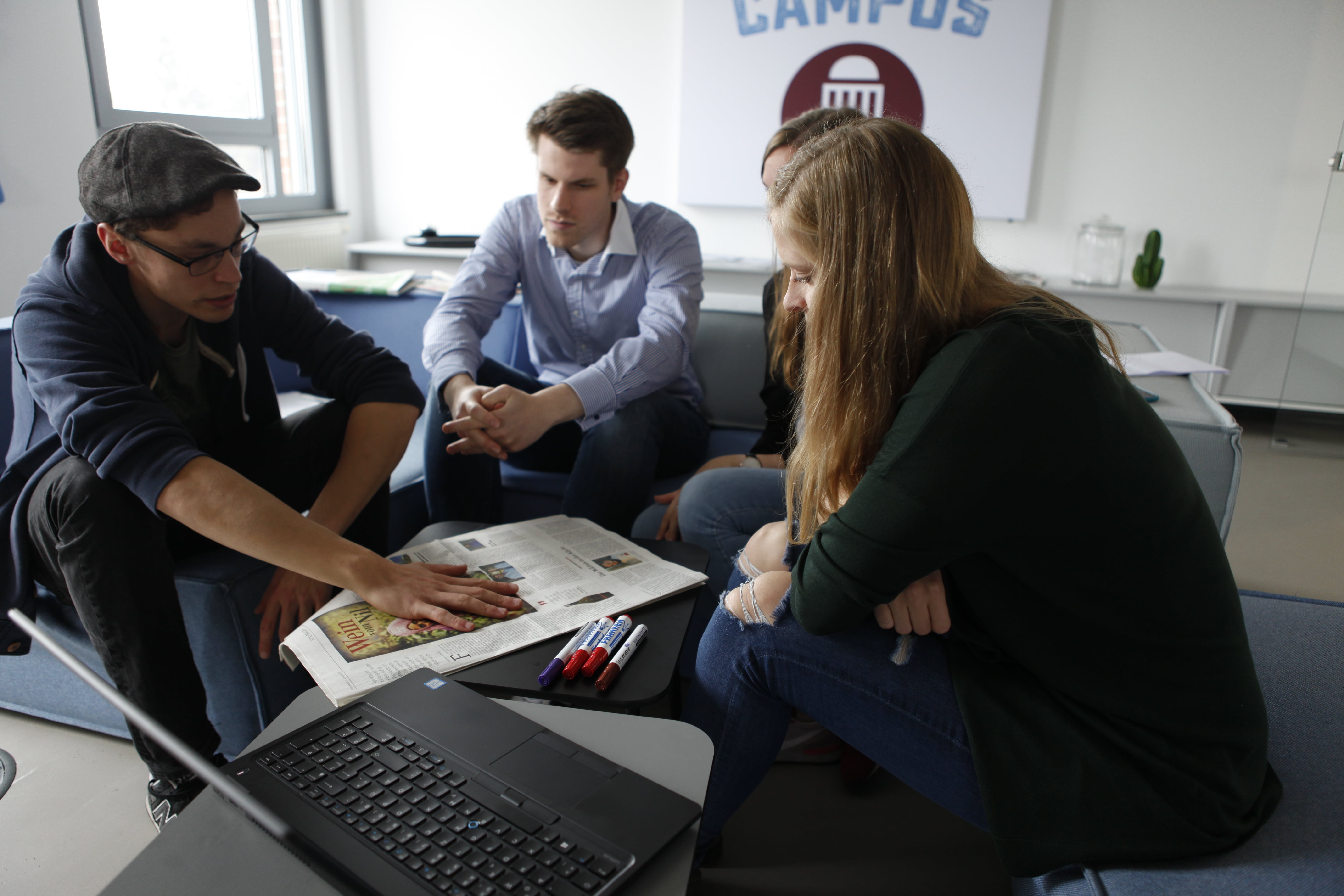 Foto: Gemeinsam lernen am Madsack Medien Campus Erfahrungen im Volontariat