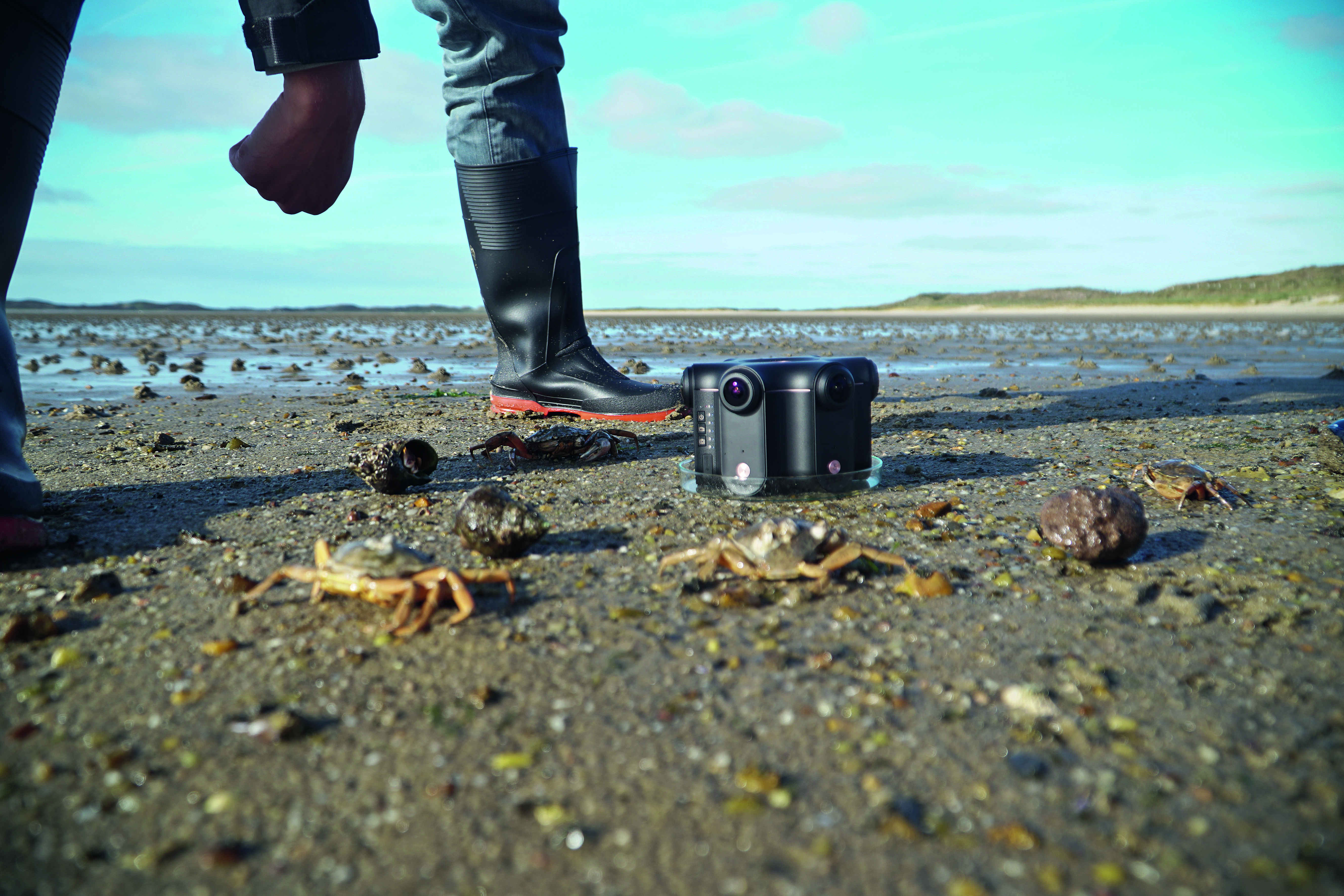 Foto: 360-Grad-Kamera: TVN dreht für die Naturgewalten Sylt.